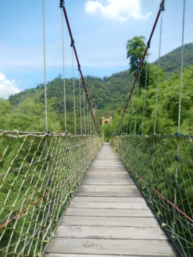 原住民族文化園區の迎賓エリアにある一号吊り橋