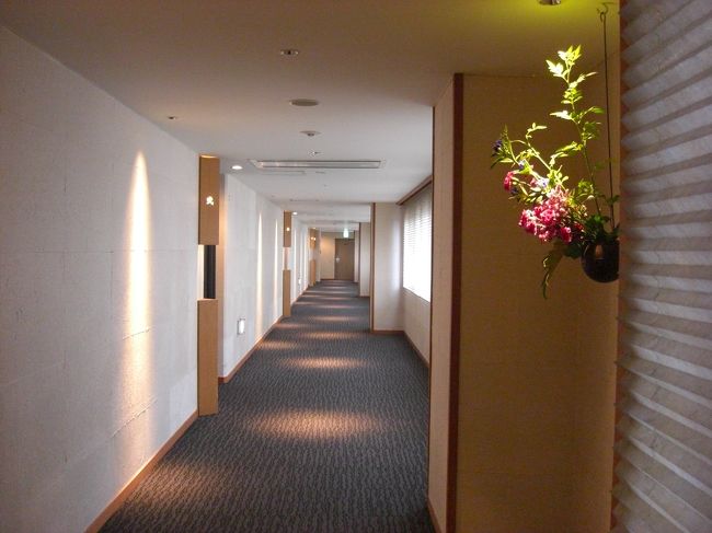 いよいよ小川屋さんへ<br />碌間は部屋でチェックインです。<br />１フロアに５部屋のみ。<br />エントランスから広い〜