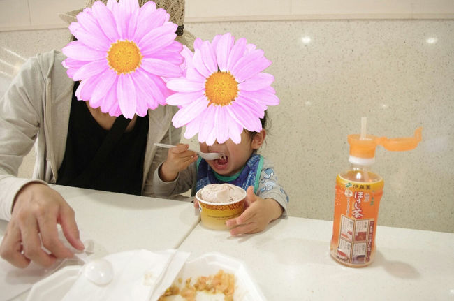 食後のデザートハーゲンダッツ♪<br />子供の食い付きが半端ない(*´ω｀*)