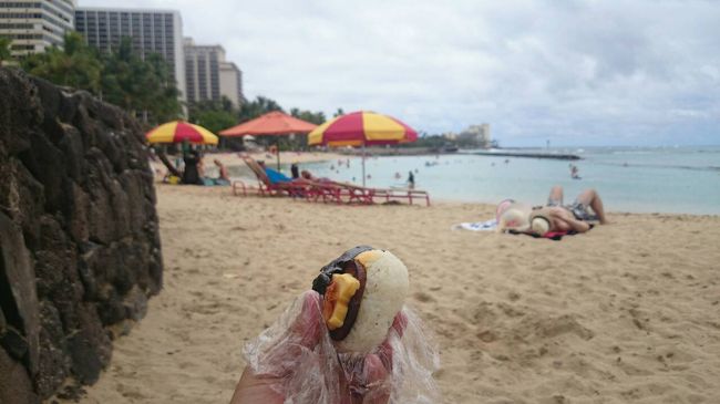 ワイキキビーチでいやす夢のスパムむすび