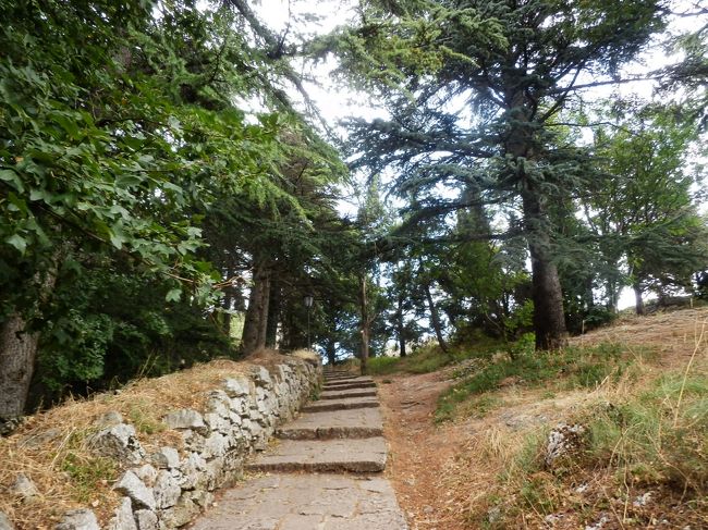 3番目の要塞、ロッカ・モンターレに向かいます。上り坂です。