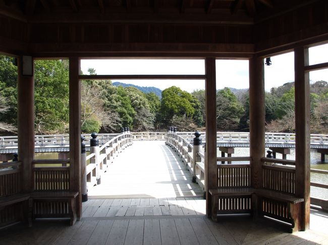 　浮見堂からの眺め　<br />さてまた橋を渡りましょう。