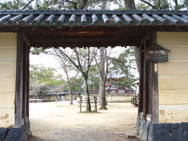 　五重塔の前に門があります。<br /><br />入ってみましょう。