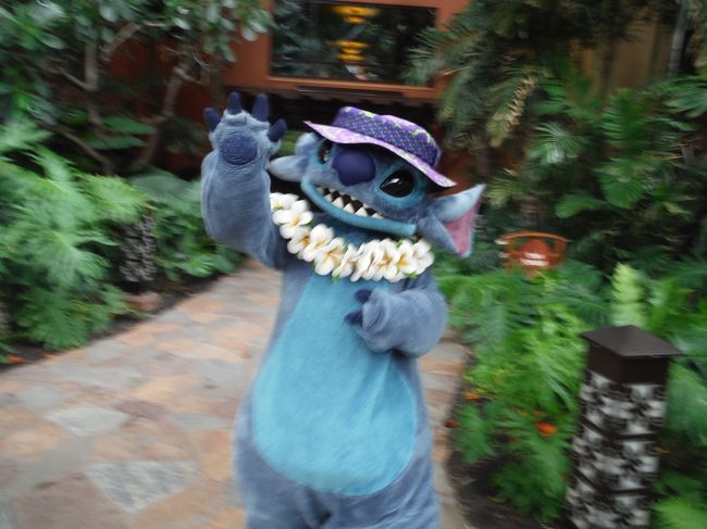 ステッチがのっしのっし向かってます。<br /><br />パパとママはカポレイのターゲットへ出かけます。<br /><br />