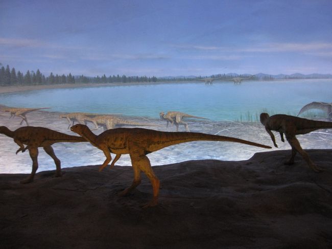 小型の恐竜。動きが速かった。