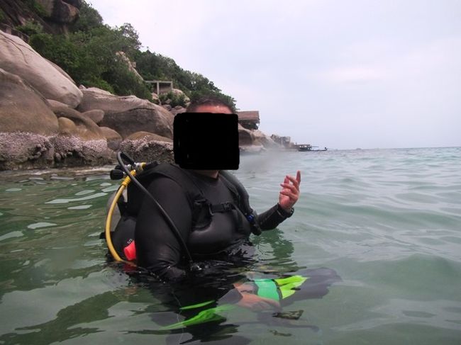 海に熊さん現る<br />