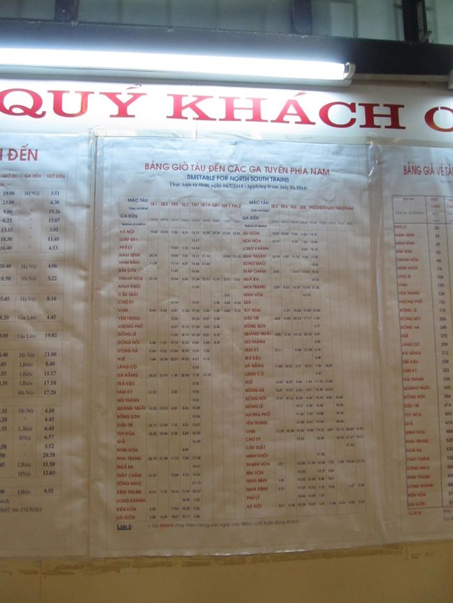 時刻表<br /><br />良く読めない