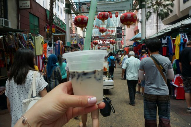 甘ーい豆乳に海藻でできたゼリーの入ったドリンク。<br />