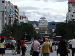 姫路駅到着
真正面に姫路城