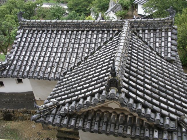 瓦<br /><br />（平瓦と丸瓦を交互に組み合わせた本瓦葺です。）