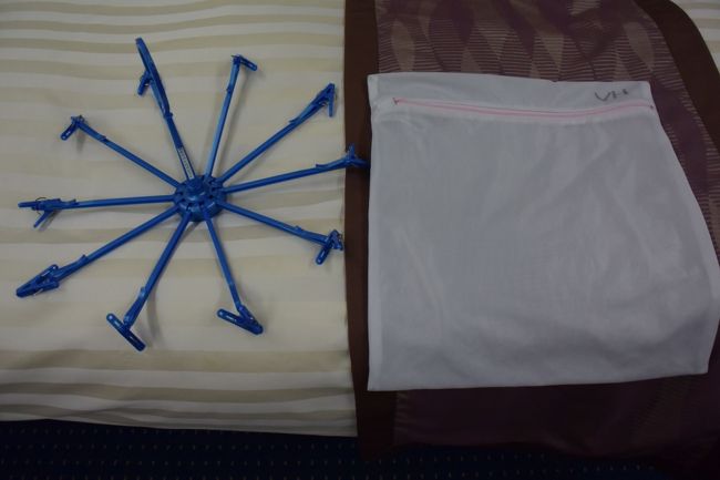 更に、洗濯ネットとハンガーまで用意されておりました。