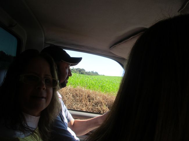 ３人乗りのカミニョネッチに４人乗車で出発！（笑）