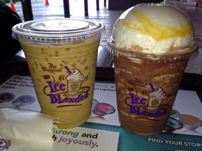 カフェで、冷たい物補給！