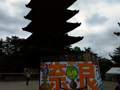 伊勢からの奈良。
ちょっと強行突破なルートですが、
さっそく興福寺へ。