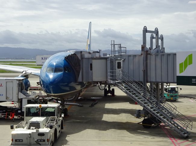 関空発10時30分発のVNホーチミン行<br />予定どうりの出発です