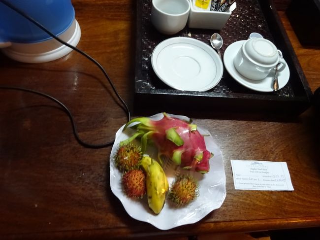 ウエルカムフルーツも用意され