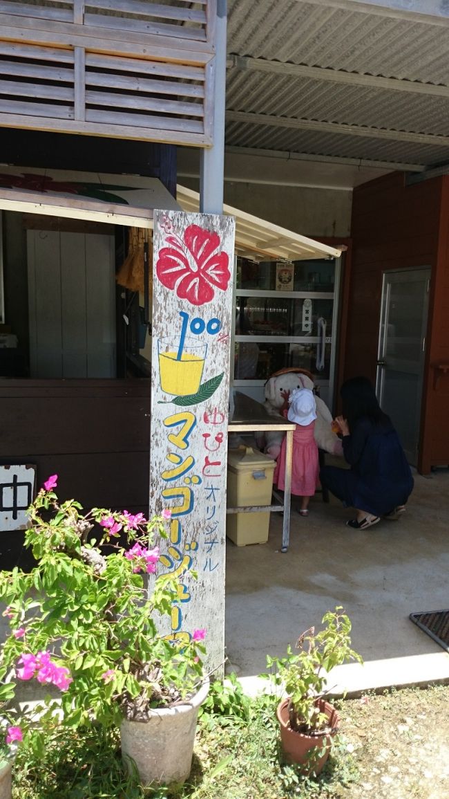 池間に向かう途中に見て気になっていたマンゴー直売所に立ち寄り。というのも宮古のマンゴーは現地で買うと断然安いっていう情報を得ていたから