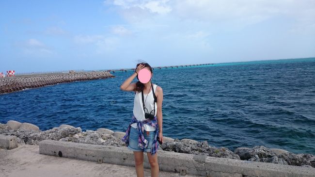 続いて下地島空港へ。風吹きまくり波荒れまくり！！