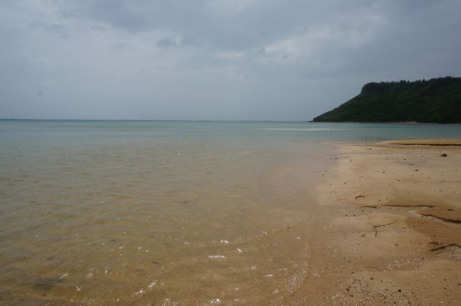 嵐が去って太陽も出て波もキラキラ