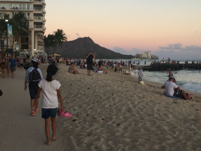 結局、毎日好天に恵まれました。去年とはえらい違い。夕方は夕日を眺めたり。
