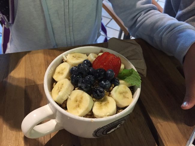 滞在中一度はアサイー食べたくて<br />無理やりビーチのあと訪れて、ミッション完了！となりました。<br />一つを四人で分けましたが、ほぼ子供が食べました。<br />おいしかったです。