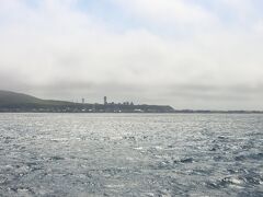 礼文島から稚内へのフェリーから撮ったノシャップ岬