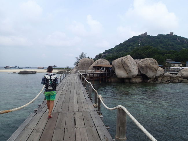 どんどん桟橋を歩いて行くと