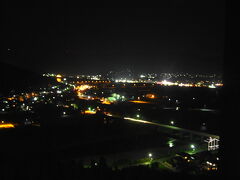 高台にあるホテルからの夜景
