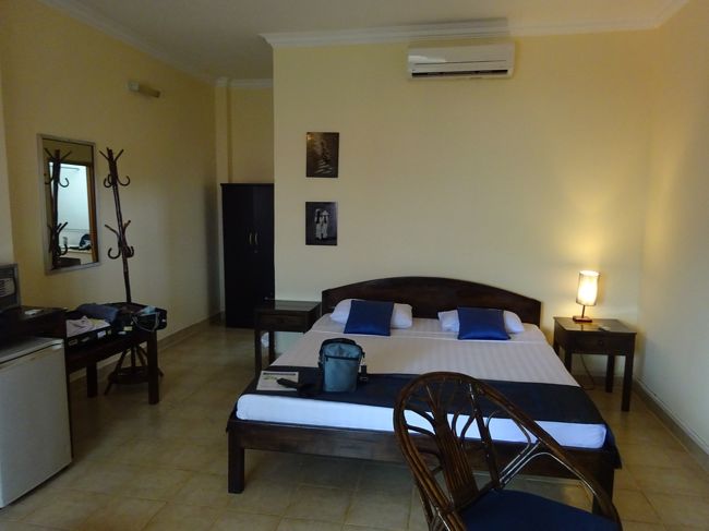 部屋は広いですがシンプル<br />一泊２５＄<br />