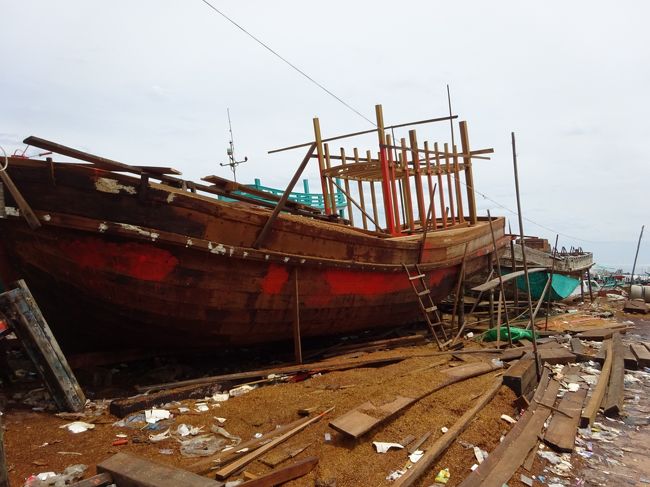 勿論新しく建造中の船もあり