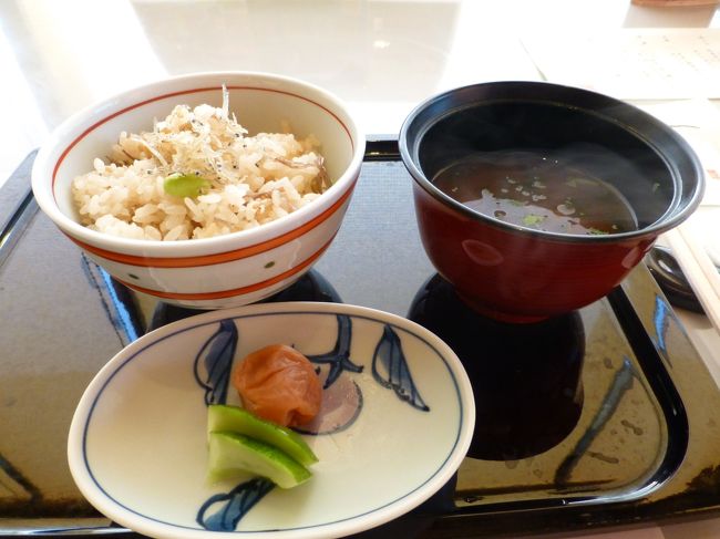 ご飯は選べます。こちらはふのりと枝豆ご飯。