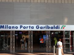 ８：１５

朝食後、一度ホテルをチェックアウト
７月１５日に再び「Four Points Sheraton Milan Center」にもどってくるので必要な荷物だけもって『ミラノ ポルタガリバルディ駅』に向かい、駅に到着。

ミラノの場合、イタロの発着駅は中央駅ではありません。
『ミラノ ポルタガリバルディ駅』が発着となるので、利用される方は注意しましょう！