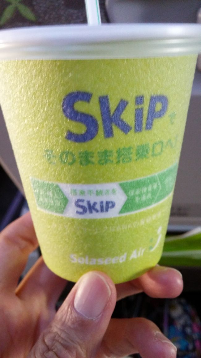 ブランケットやドリンクの紙コップが蛍光グリーンでかわいかった。<br />