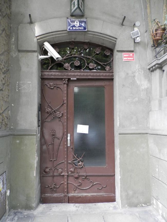 Straszewskiegoの建物の扉。