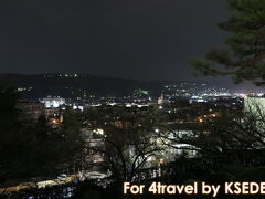 眺望台から眺める金沢の夜景