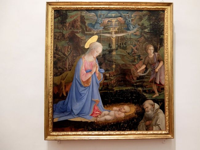 同じくフィリッポ・リッピの「幼子キリストの礼拝」<br />１４６３年頃の作品。