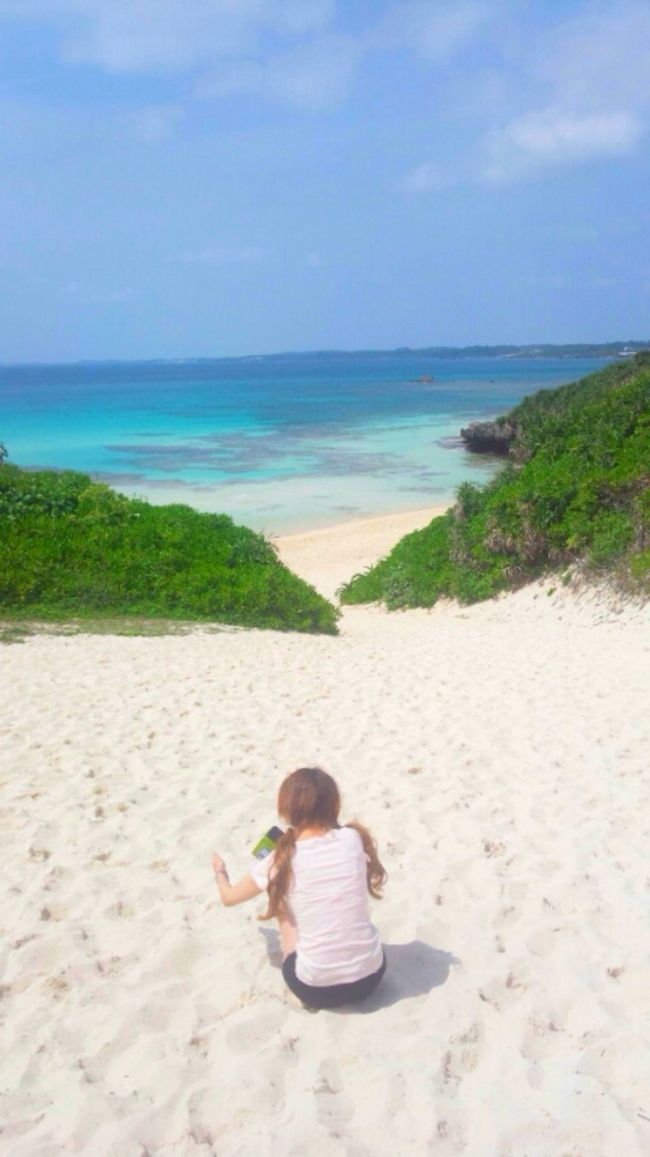 時間も丁度いい感じなので砂山ビーチへ。<br />もう足なんて筋肉痛でビキビキなってるけど、<br />最後の力を出しきって砂山を越えました。<br />