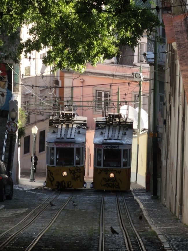 リスボンらしい風景。