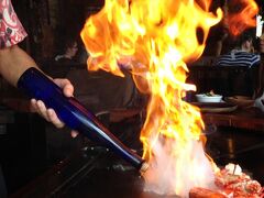 ランチは、ホテル近くのステーキハウスJamへ。
目の前で焼いてくれるスタイルで、楽しく食事が出来ました＾＾