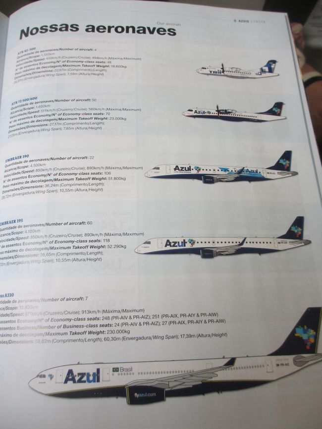 Azul保有機<br />　エアバスは米国線に使われている