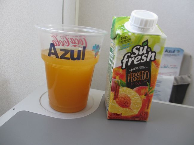 桃ジュースはトラディショナルと聞いたので<br />　ブラジルの桃は美味しかった