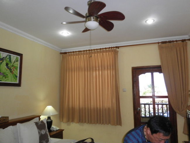 テラスもお見せ出来ないほど　狭いんですわ。