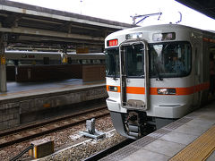 ●新快速電車豊橋行き＠JR豊橋駅

JR名古屋駅に到着です。
JR米原駅から乗車していた新快速電車です。
JR岐阜駅辺りから、電車は非常に混雑していました。
弱冷車だったのかな？汗ばむ位に暑かったです。