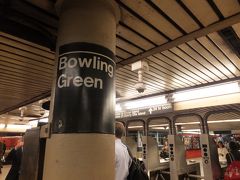 12：00　bowing green

地下鉄乗り場です。

これで、リバティ島観光終了です

これでもかというぐらい女神の写真をとったかも。