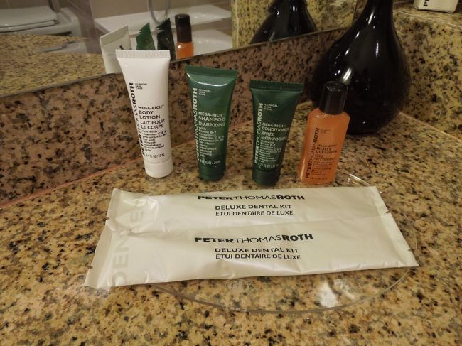 アメニティは「ＰＥＴＥＲＴＨＯＭＡＳＲＯＴＨ」。香りが好きなのよ〜。