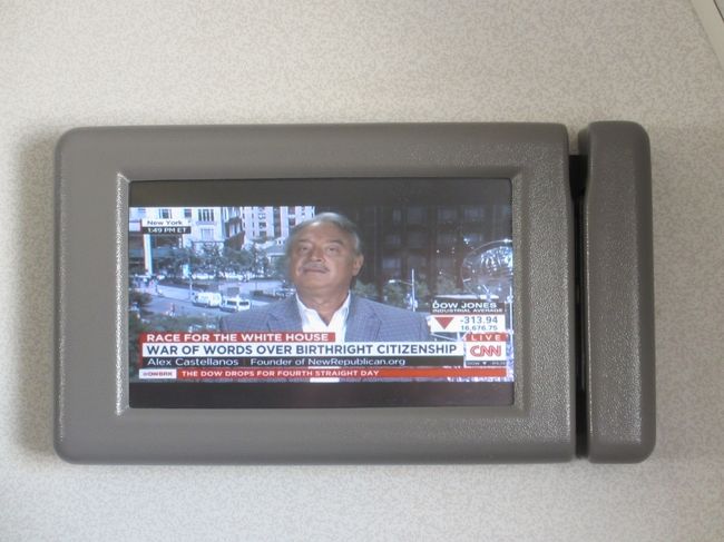 CNNが流れてたが、ダウ暴落中