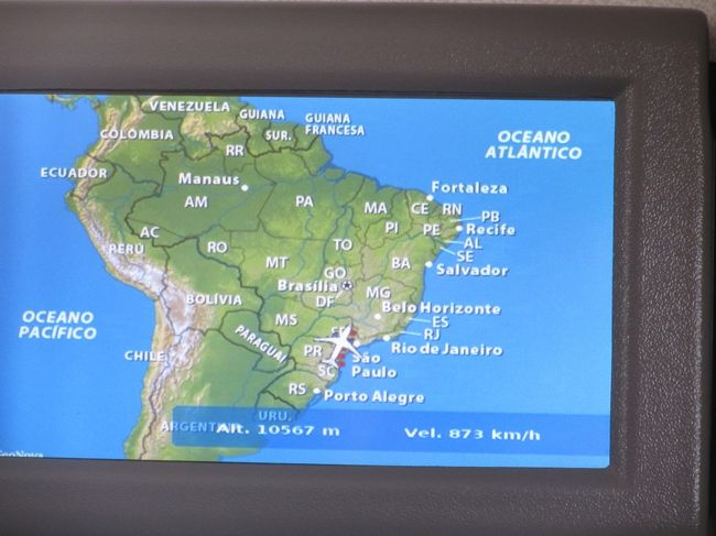 ブラジルって広いよねー<br /><br />他国の国際線が国内線なだけだもん