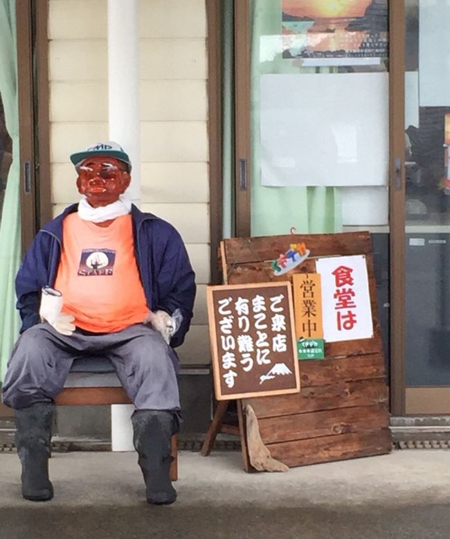 朝ごはんは軽めのパンだし、お盆でどこも混むだろうと予想して早めのお昼へ。<br /><br />目的地の堂ヶ島を通り越して、仁科漁港の沖あがり食堂でいかさま丼をいただくことにしましたよ<br /><br />着いたらびっくり！凄い人<br />狭い店内が並ぶ人であふれてる〜<br /><br />11時過ぎに来て３０分待ち、１２時前には売り切れでした<br /><br /><br /><br />いかさま丼、美味しかった、と思うけど、この時ちょっと体調を崩していて<br />早く食べて薬を飲みたい！が優先でした<br />残念…<br />ゆっくりとリベンジしたいな<br /><br /><br /><br />