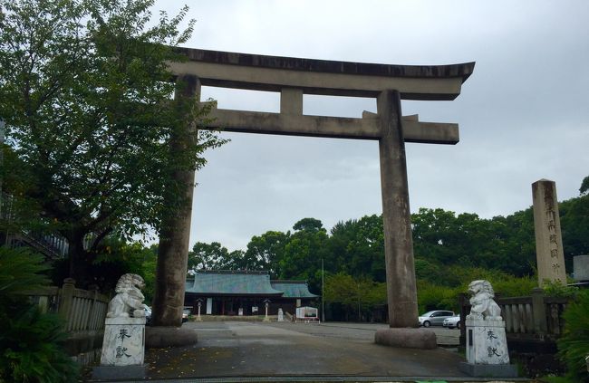 熊本護国神社で少し遅めの終戦お詣りを。