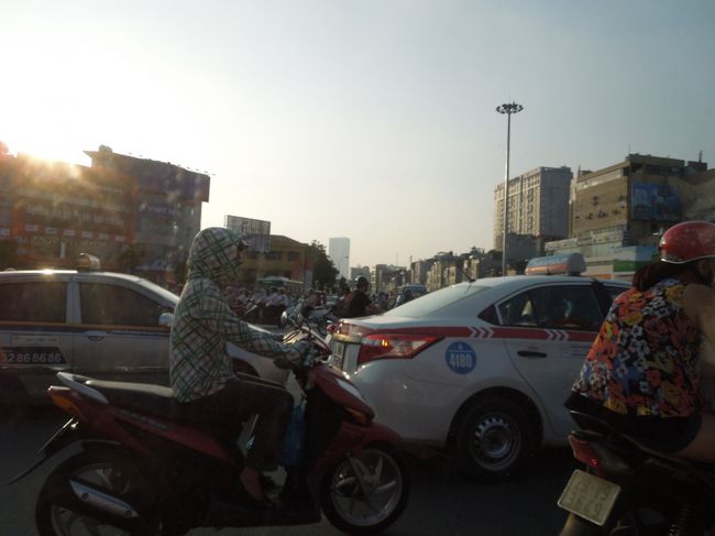 ちょうど帰宅ラッシュ時と重なっちゃった。